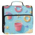 thumbnail image 5 of FORMRS Zipper Binder with Shoulder Strap 2-inch Ring 500 Sheet Capacity File Bag, Pink Beach Toys Pattern, 5 of 5