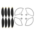 thumbnail image 1 of Propeller Protector, Black Propeller Black Anti Scratch Light Weight Lower Noise 4pcs  For MINI Drone Gold Edge, 1 of 8