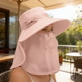 thumbnail image 5 of Cooling Sun Shield Hat , UV Protection Face Cover Cap for Outdoor Travel , Breathable Tencel and Ice Silk Synthetic Fiber , Hiking Driving and Summer Outdoor Activity Accessory, 5 of 5