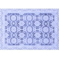 thumbnail image 1 of Ahgly Company Machine Washable Indoor Rectangle Oriental Blue Traditional Area Rugs, 7' x 10', 1 of 4