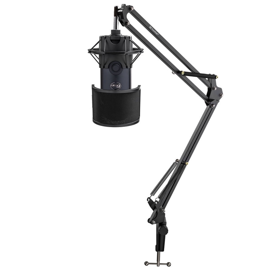 Audio-Technica AT2020 Microphone with Filter, Boom Arm, Cable and 