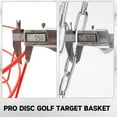 thumbnail image 6 of GSE Games & Sports Expert Professional Portable 24-Chain Disc Golf Targets Basket, PRO Disc Golf Practice Goal Baskets(Red), 6 of 6