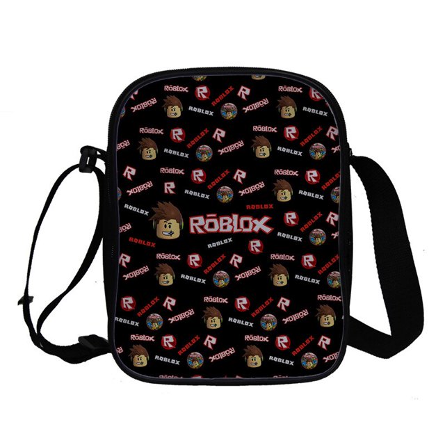 Roblox bolso de hombro con estampado de juegos para estudiantes, mochila a todo color, bolso de hombro doble, bolso de viaje, bolso de mensajero, regalo de cumpleaños