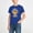 Blue, variant on 4Th Of July Tshirts for Boys Short Sleeve Crew Neck Summer Trendy T-Shirts Clothes for Teen Boys Green, Size 2T-13