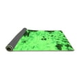 thumbnail image 2 of Ahgly Company Indoor Rectangle Abstract Green Modern Area Rugs, 5' x 8', 2 of 4