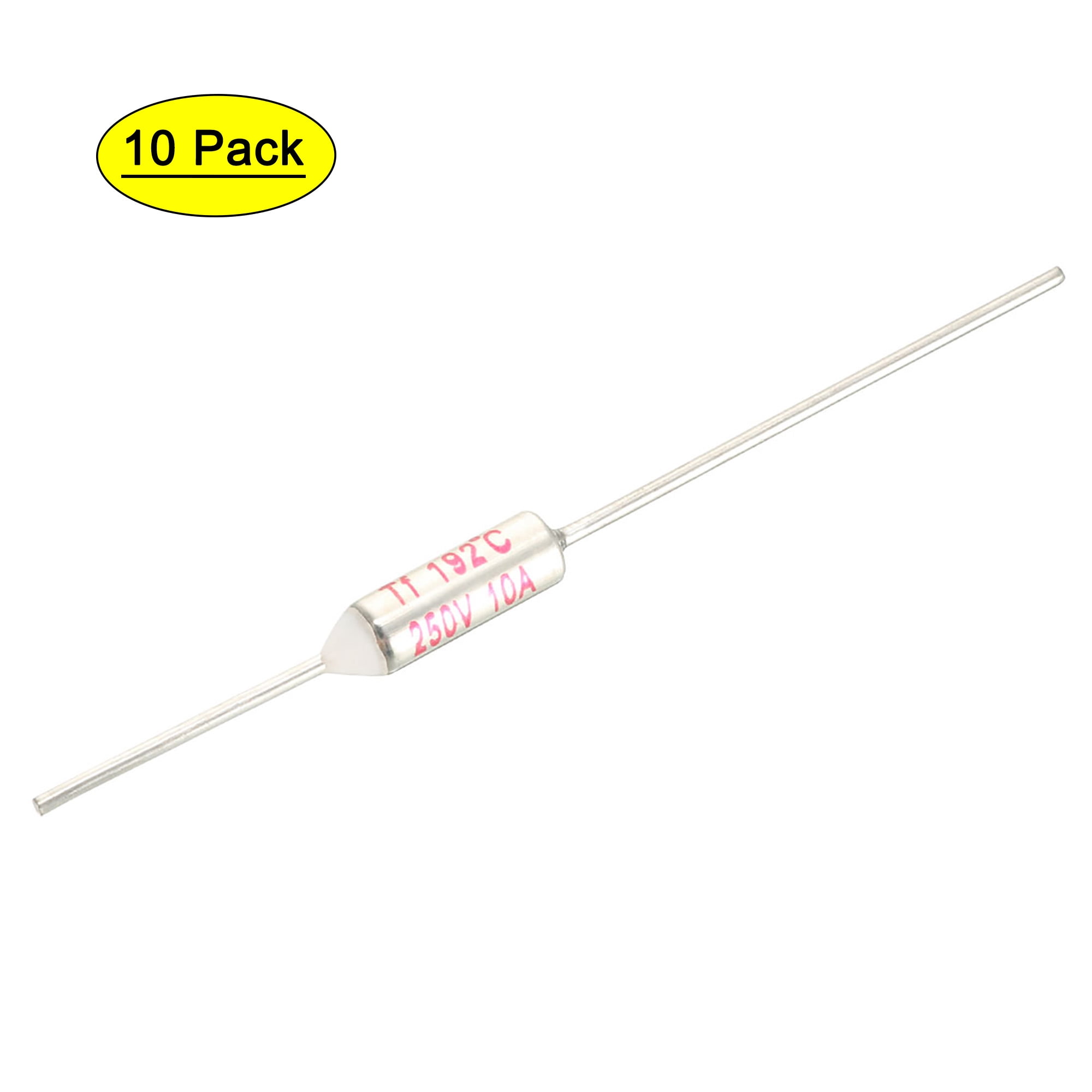 Uxcell 250V 10A 192 Celsius Circuit Cut Off Temperature Thermal Fuse 10 Pcs
