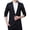 Black, variant on Vedolay Mens Suit Jackets Men's Casual Open Front Long Sleeve Work Business Lapel Blazers Jacket,Navy XXL