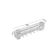 thumbnail image 2 of Porta Cuchillo Toallero De Cocina De Pared 50cm Con 8 Gancho, 2 of 4