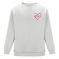 thumbnail image 4 of NuoCaiYun Valentines Sweatshirts for Men Crew Neck Fashion Print Long Sleeve Casual Loose Comfort Pullover Tops, 4 of 6