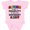 AD-Pink, variant on Autism is not a Disability it's a Different Ability Boys or Girls Baby Bodysuit