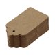 thumbnail image 3 of Paquete de 500 de Tarjeta de Papel Kraft Festoneada de 40mmx70mm, Etiqueta en Blanco Marron, Favor de la Boda, Bricolaje Etiqueta de Precio - Pequeno (500), 3 of 5