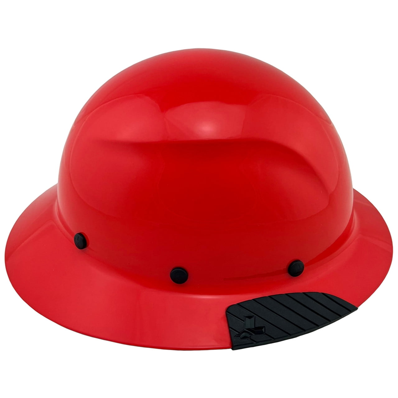 DAX Fiberglass Composite Hard Hat - Full Brim Factory Red with Tote