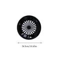 thumbnail image 2 of SHJHENG Plastic Round Hollow Basket Basket Outdoor Picnic Food Placement Plates Barbecue Plates Holders Storage Basket, 2 of 5