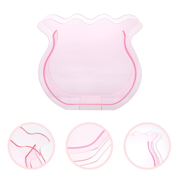 Worgeous Pink Acrylic Flower Vase for Home Décor Versatile Decorative Container for Fresh or Dried Flowers 8.5 Inch