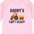 thumbnail image 4 of Inktastic Daddy Farm Buddy Cute Tractor Boys or Girls Long Sleeve Baby Bodysuit, 4 of 5
