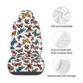 thumbnail image 4 of Balery Cute Butterfly Funda de Asiento para Auto con Diseño - Cubierta Frontal Suave y Transpirable con Protector Antideslizante- 1 Unidad, 4 of 5