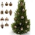 thumbnail image 4 of Christmas Tree Ornaments 12-Piece Set Plastic Ball Hanging Decorations for Holiday Trees Wreaths and Party Displays, 4 of 8