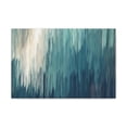thumbnail image 2 of Colorful Oil Painting Blue Rain Abstract Canvas Wall Art for Home Decor Ready-to-Hang, 2 of 10