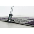 thumbnail image 3 of Handcraft Rugs - Purple, Gray, Silver, Black, Abstract Area Rug Modern Contemporary Floral and Patchwork Geometric Design, 3 of 9