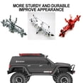 thumbnail image 4 of Baohd RCGOFOLLOW Alliage d'Aluminium Exquisement Conçu Kit d'Assemblage d'Essieu avant Rc Haute Résistance Kit d'Assemblage d'Essieu avant Rc pour 1/10 Gen7 Argent, 4 of 6