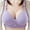 38-Purple, variant on YWDJ Lounge Bras for Women Comfort Back Closures Lounge Bras Wireless Bras Adjustable Straps Full Coverage Push up Wrap Bras Padded Plus Size Comfy Wide Strap Bras Striped Bras Clothes Beige 3XL