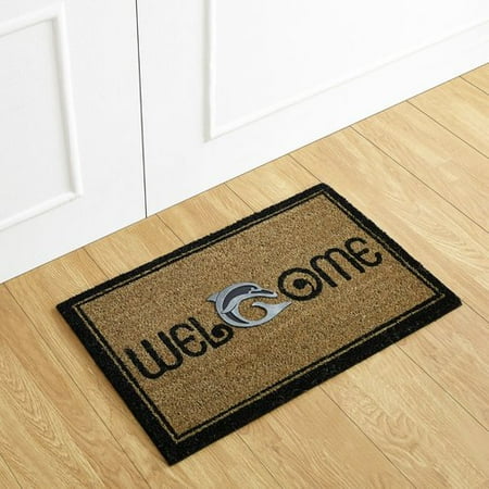 Dolphin Welcome Coir Mat 18X28 Multi