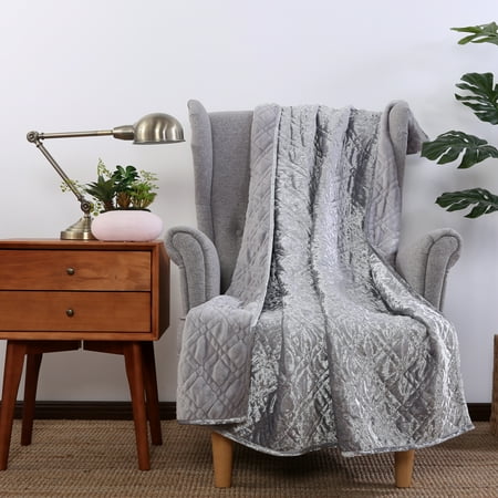 Better Homes & Gardens Crushed Velvet Throw Blanket, 1 Each