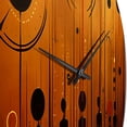 thumbnail image 5 of Designart "Tribes Ancient African Traditions I" African Tribes Oversized Wall Clock, 5 of 5