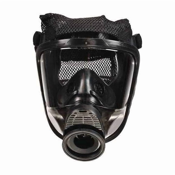 Msa Safety Full Face Respirator,M,Black 10083792
