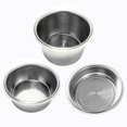 Double Cups Stainless Steel Coffee Machine Capsules Filter Handle Pods