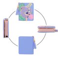 thumbnail image 6 of UTO Small Wallets for Girls Women Bifold Sloth Coin Purse Vegan Leather Card Holder with Cute Pendant Tassel(Blue), 6 of 8