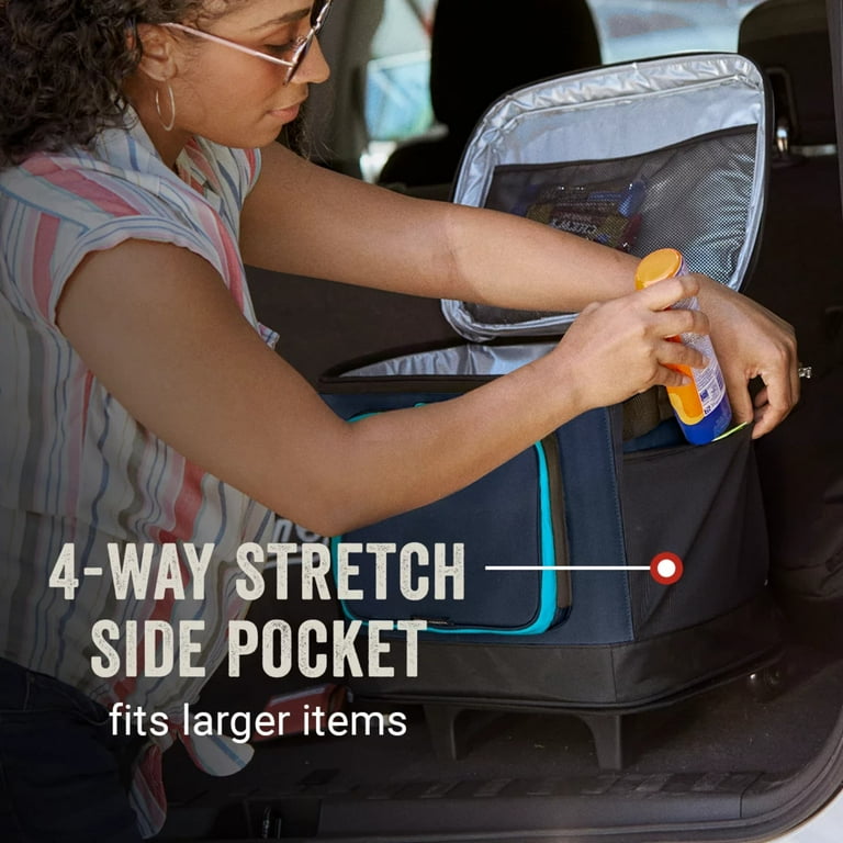 Coleman XPAND 42 cans Soft Sided Cooler with Wheels, Spider Mum