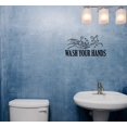 thumbnail image 3 of miduoudo-Wash Your Hands Wall Decal Viny Removable Art Stickers Bathroom Decoration, 3 of 4