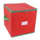 thumbnail image 2 of 64 Rejilla Adorno navideño Caja de almacenamiento Contenedor Titular Protector Plegable Divisores duraderos Estuche Tela no tejida para Navidad Casa Yuyangstore contenedor de almacenamiento, 2 of 8