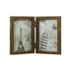 thumbnail image 1 of Marco de fotos de doble cara vintage plegable de combinación creativa de 7 pulgadas para uso de decoración, 1 of 4