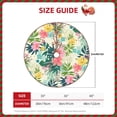 thumbnail image 2 of Defioc Tropical Flowers for Christmas Tree Skirt Snowman Xmas Tree Skirt Farmhouse Christmas Decorations Tree Mat for Holiday Party Decor-30", 2 of 6