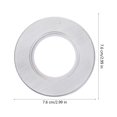 thumbnail image 3 of Shisuyan Home Curtain Ring Polyurethane Synthetic Leather 50Pcs 3x3in, 3 of 8