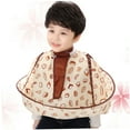 thumbnail image 3 of Homoyoyo Kids Haircut Cape, Multi-Color Polyester Hair Cutting Apron with Hair Catcher, 1 Set, 3 of 8