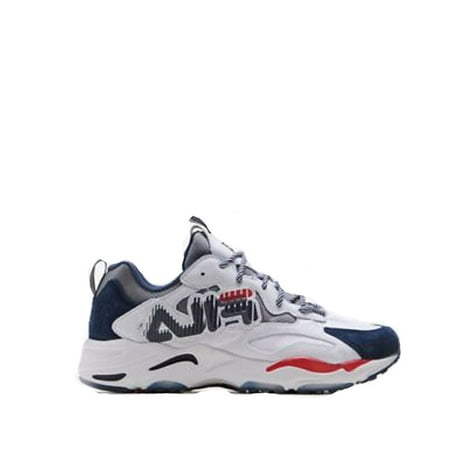 Fila Ray Tracer Graphic Men/Adult shoe size 8 Casual 1RM00807-422 White Navy Red