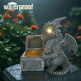 thumbnail image 5 of 2025 Solar Garden Outdoor Statues Dragon Holding Magic Orb with Solar LED Lights - 2025 Garden Decor Yard Decorations Outdoor for Mom,Women Housewarming Birthday Gifts(1PC), 5 of 6