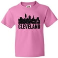 thumbnail image 3 of Inktastic Cleveland Skyline Grunge Youth T-Shirt, 3 of 5