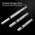 thumbnail image 4 of Oubit Socket Holder Carbon Steel 8 Socket Rack Storage Divider Rail Tray Holder Shelf Stand Tool Organizer(1/4 specificatio(2) n), 4 of 8