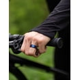 thumbnail image 5 of King Will Men's Silicone Rings, Rubber Wedding Bands for Men Women, Unique Pattern, 8mm Wide 2.2mm Thick, Comfort Fit Ring, Dark Blue, Size 7, 5 of 6