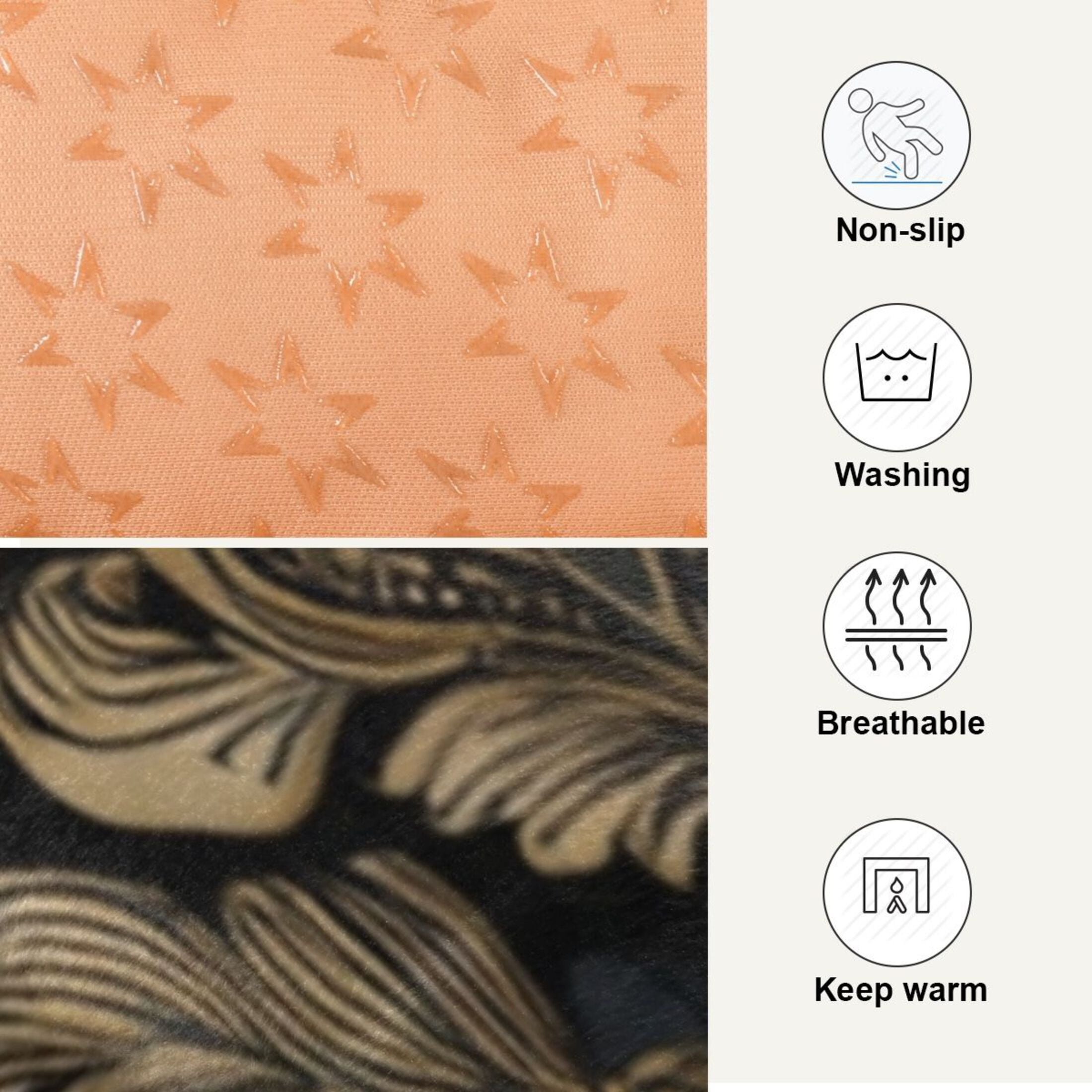 Cozy Mat Pet Bed Indoor Outdoor Warm Soft For Cat Dog Puppy(S/M) Gold Foil