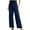 Dark Blue, variant on Fsahion Plus Size Casual Sweatpants for Womens Elastic Waist Loose Casual And Comfortable Solid Color Flower Bud Waist Strap Pants Bleak Deal on Clearance!