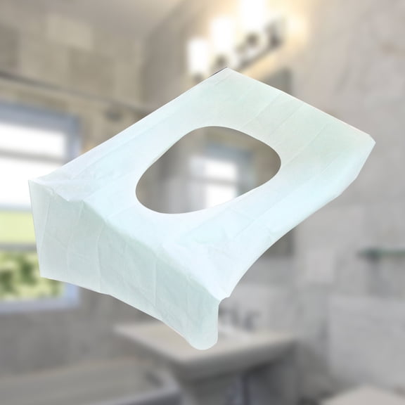 HEMOTON 20pcs Disposable Toilet Seat Paper Simple Practical Lightweight Toilet Seat Cover for Home Outdoor Travel