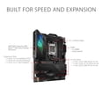thumbnail image 3 of ASUS ROG STRIX X670E-F GAMING WIFI AMD X670 AM5 Ryzen Desktop 9000 8000 & 7000 ATX motherboard, 18+2 power stages, DDR5, 4x M.2 slots with heatsink, PCIe 5.0, USB 3.2 Gen 2x2, WiFi 6E, AI Cooling II, 3 of 12
