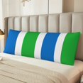 thumbnail image 5 of Body Pillow Cover Sierra-Leone Flag Long Pillow Case With Zipper Decorative Soft Cushion Bedding Pillowcase 20"X54", 5 of 6