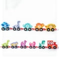 thumbnail image 7 of BESTSKY 2026 New Wooden Dinosaur Train Set for Toddlers-Dinosaur Toys and Number Train,Perfect for Toddler Activities,Birthdays,And Educational Gifts for Boys Aged 3-5, 7 of 7