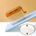 thumbnail image 5 of Hand crank paper shredder mini document paper cutter tool receipts ticket bill cutting machine office supplies orange, 5 of 5